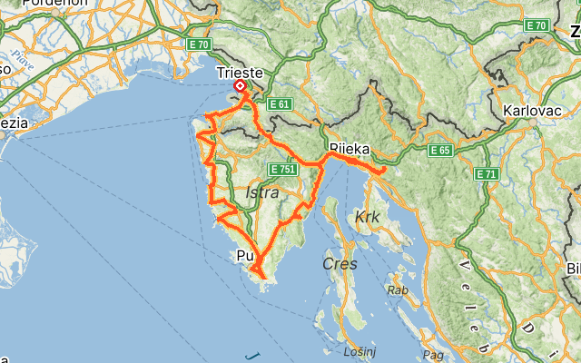 The Istrian Peninsula and Učka Nature Park Loop